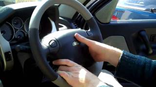 Land Rover Freelander Steering Wheel to an all leather upgrade [upl. by Eckhardt]