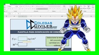 ✅ Dosificación de concreto por m3 en excel 🚀【DESCARGAR EXCEL】 [upl. by Riki]