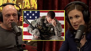 Is PTSD Over Exaggerated In America Joe Rogan amp Abigail Shrier [upl. by Adnylg]