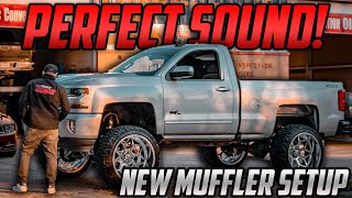 LIFTED Z71 GIVEAWAY GETS CUSTOM EXHAUST [upl. by Sorenson]