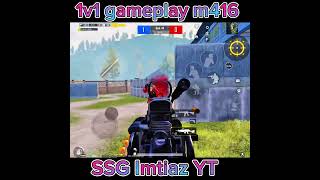 Short video m416 1v1 gameplay  tdm room 1v1 gameplay  bgmi pubgmobile mobilegame pubg [upl. by Loralyn]