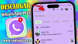 WHATSAPP PLUS 2024 ▷ última versión DESCARGAR APK Original ✅ [upl. by Odlanir814]