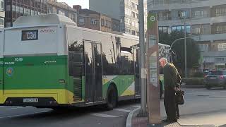 Here is the Vitrasa bus 6249 on the C3 in Vigo Tuesday 29 October 2024 [upl. by Sulihpoeht209]