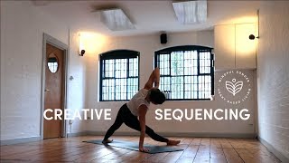 20 Minute Creative Yoga Sequence  Glutes amp Core [upl. by Ainnos]