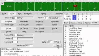 DakStats Football  PlaybyPlay InGame Entry [upl. by Volnay]