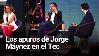 Los apuros de Jorge Máynez en el Tec de Monterrey [upl. by Einaj959]