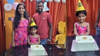 Annu babys birthday celebration 🥳  Annuma turns 3 😍🥰 [upl. by Medrek]