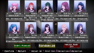 Eliminating ALL Rivals Based On Their Canon Elimination  Yandere Simulator 1980s Mission Mode [upl. by Baum]