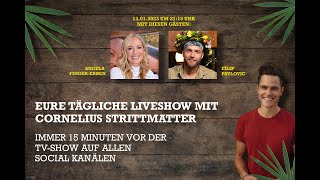 LIVE 🔴 Die Viertelstunde davor mit Angela FingerErben amp Filip Pavlovic  1  Dschungelcamp 2023 [upl. by Lathrope]