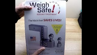 Weight Safe Hitch w BuiltIn Scale for Towing part 1 [upl. by Ernest152]