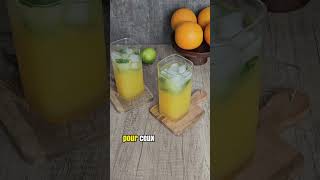 RECETTE  Cocktail Virgin Mojito Mandarine cocktail sans alcool mocktail LACHOUFAMILY [upl. by Tiersten]