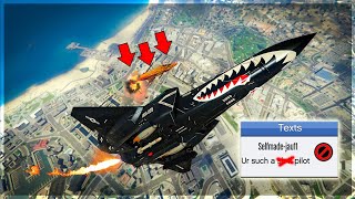 Stealth Trolling Jet Tryhards With The F160 Raiju on GTA Online [upl. by Elem]