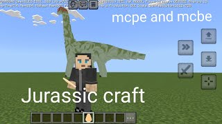 Jurassic craft badrock addon showcase [upl. by Otipaga]