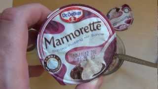 Dr Oetker Marmorette Schoko Sahne Pudding [upl. by Sabu748]