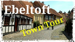 Ebeltoft Djursland Denmark Town Tour walking and cycling GoPro [upl. by Westhead]