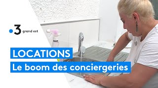 Le boom des conciergeries pour les locations de courte durée à Reims [upl. by Irep]