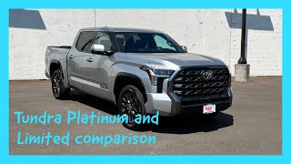 Tundra Platinum and Limited comparison [upl. by Merari]