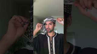 KeffiyehShemagh tutorial muslim islam [upl. by Don516]