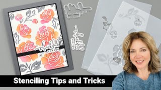 Stenciling Tips and Tricks [upl. by Zebapda]