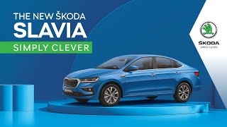 The New ŠKODA SLAVIA  Simply Clever Features Overview [upl. by Nelra]