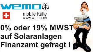 Fragen ans Finanzamt 0 oder 19 auf Solaranlagen Solarpanel Batteriebox Solarkühlschrank WL160 [upl. by Waldack]