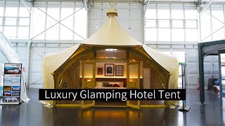 Large Teepee Glamping Tent Luxury Glamping Hotel Tent Highend Resort Tent Moxuanju Glamping Tent [upl. by Kaleena]