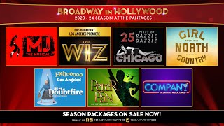 Broadway in Hollywoods 202324 Season at the Hollywood Pantages [upl. by Nanah]