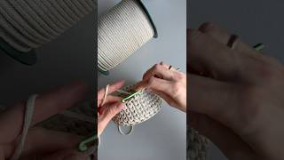 How to single crochet  beginner crochet lesson 🧶 singlecrochet howtocrochet crochetlesson [upl. by Annatsirhc]