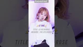 Ksongs with french title izone redvelvet txt fypシ゚viral kpopidol kpop fyp bts jungkook [upl. by Olvan]