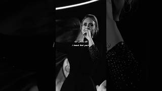 Adele crying while singing Someone like you at her last live  أديل تبكي في حفلها الأخير shorts [upl. by Arec623]