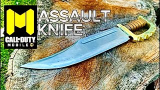 Knife Making  Forging A Real CODM Assault Knife [upl. by Spitzer]