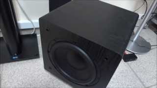 Subwoofer com dois falantes pode funcionar sem fio [upl. by Eceinal]