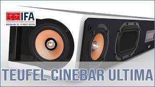 Teufel Cinebar Ultima  Cinebar Lux  Cinedeck Hands on [upl. by Thaine958]