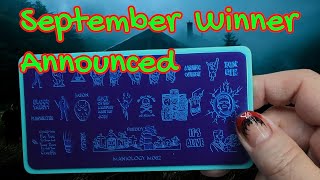 September Giveaway Winner Announced [upl. by Ibby485]