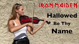 Iron Maiden  Hallowed Be Thy Name  Violin amp Guitar Cover [upl. by Nnylorac]