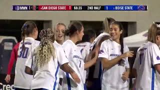 HIGHLIGHTS Boise State vs San Diego State Womens Soccer 11624 [upl. by Fendig]