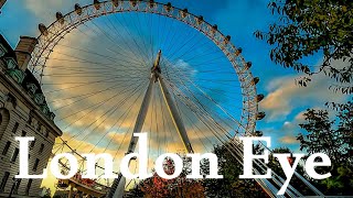 Londons most popular attraction  London Eye Evening Experience  4K HDR  Trawellbeings [upl. by Sehguh]