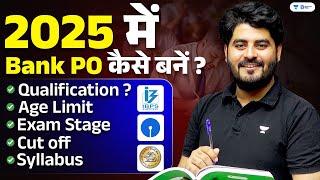 How To Become A Bank PO In 2025  SBI IBPS RRB  Detailed Strategy  By Vishal Parihar [upl. by Voltz86]