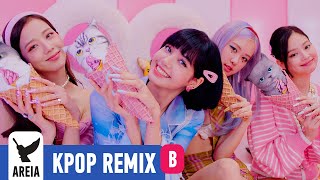 BLACKPINK amp SELENA GOMEZ  Ice Cream Areia Remix B Version [upl. by Tiff]