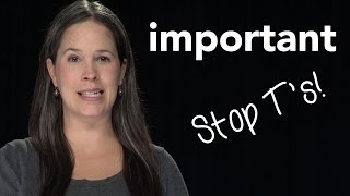 How to Pronounce IMPORTANT  American English [upl. by Odlavso]