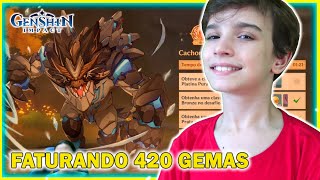 GARANTA 420 GEMAS NO NOVO EVENTO DO GENSHIN IMPACT [upl. by Mehcanem]