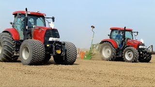 Case IH Puma 140 amp Case IH Maxxum 110  Gebr Vos uit Dinteloord [upl. by Ardnu157]