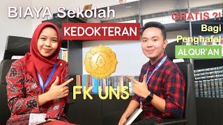 Biaya Kuliah KEDOKTERAN UNS  BEASISWA Penghafal Alquran  Aprelea Noni [upl. by Eerual309]