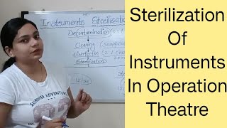 Sterilization of Instruments In Operation Theatre [upl. by Valdemar]