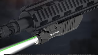 Tactical Flashlight Green Red Laser Sight Combo link and details in description [upl. by Neron]