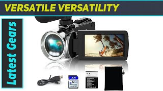 Rawiemy 4K Camcorder A Versatile Vlogging Companion [upl. by Nej715]