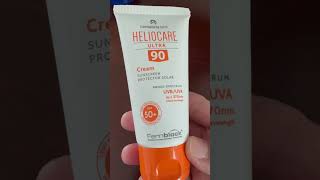 HELIOCARE ULTRA 90 SUNBLOCK GEL CREAM SPF 50  heliocare sunscreenprotection [upl. by Aneehta]