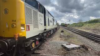 37714 departing Quorn amp WoodhouseDiesel Gala 26424 [upl. by Loma]