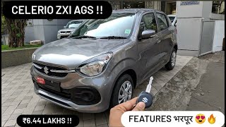 2022 Maruti Suzuki Celerio ZXI AMT  ₹ 644 Lakhs  Overview amp Features [upl. by Lebar194]