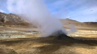 Fumarole in Iceland [upl. by Lahpos195]